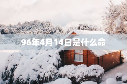 96年4月14日是什么命