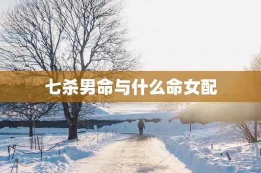 七杀男命与什么命女配