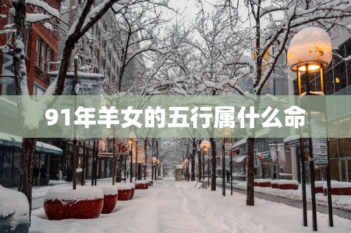 91年羊女的五行属什么命