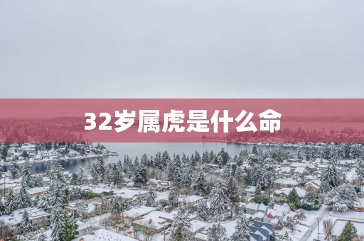 32岁属虎是什么命