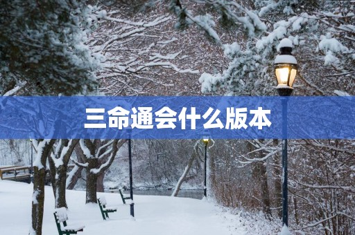 三命通会什么版本