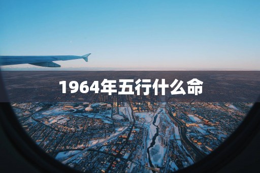 1964年五行什么命