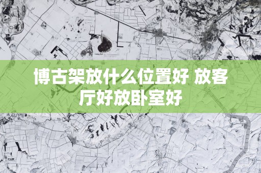 博古架放什么位置好 放客厅好放卧室好