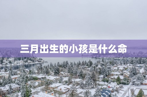 三月出生的小孩是什么命