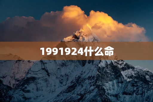 1991924什么命