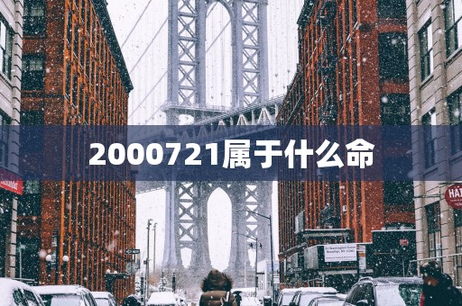 2000721属于什么命