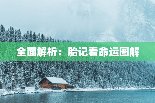 全面解析：胎记看命运图解