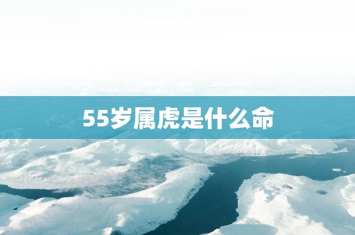 55岁属虎是什么命