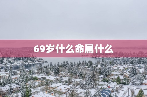 69岁什么命属什么