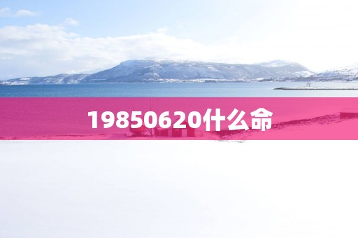 19850620什么命