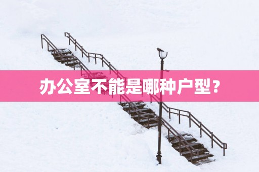 办公室不能是哪种户型？