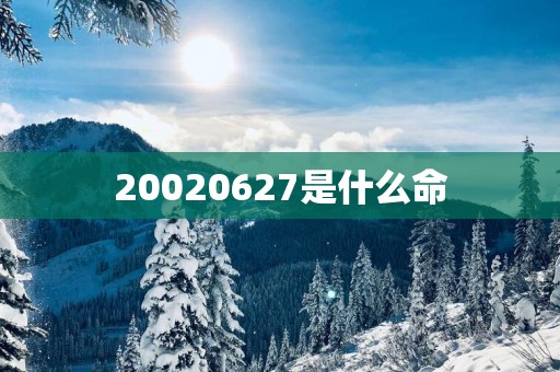 20020627是什么命
