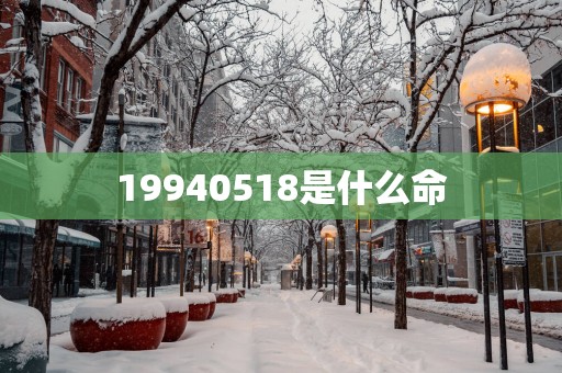 19940518是什么命