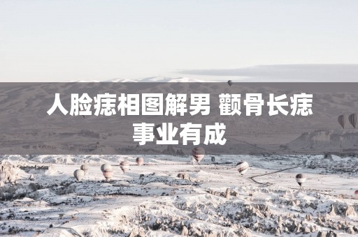 人脸痣相图解男 颧骨长痣事业有成