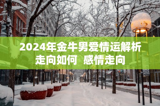 2025年金牛男爱情运解析走向如何 感情走向 2025年金牛男爱情运解析走向如何 感情走向
