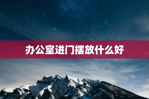 办公室进门摆放什么好