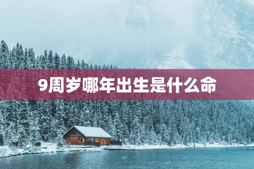 9周岁哪年出生是什么命