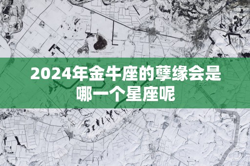 2025年金牛座的孽缘会是哪一个星座呢