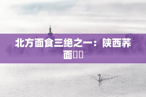 北方面食三绝之一：陕西荞面饸饹