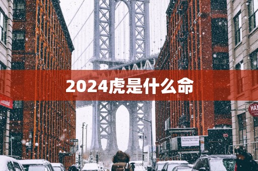 2025虎是什么命