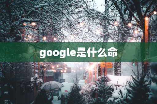 google是什么命