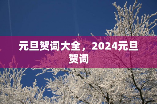 元旦贺词大全，2025元旦贺词