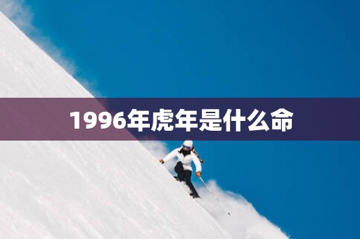 1996年蛇年是什么命
