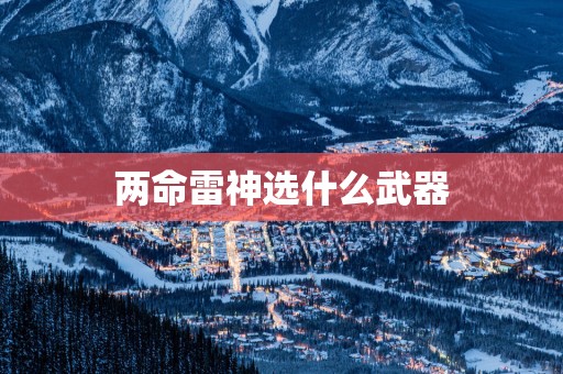 两命雷神选什么武器