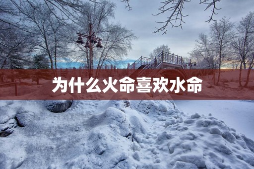 为什么火命喜欢水命
