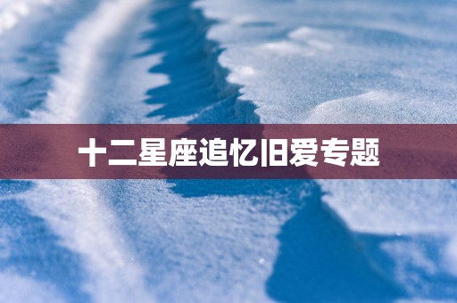 十二星座追忆旧爱专题