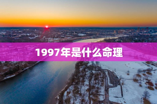 1997年是什么命理