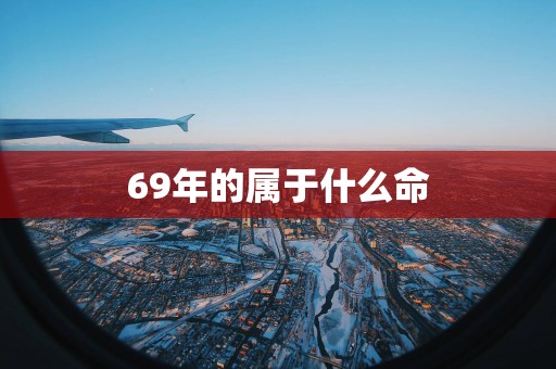 69年的属于什么命 69年的属于什么命