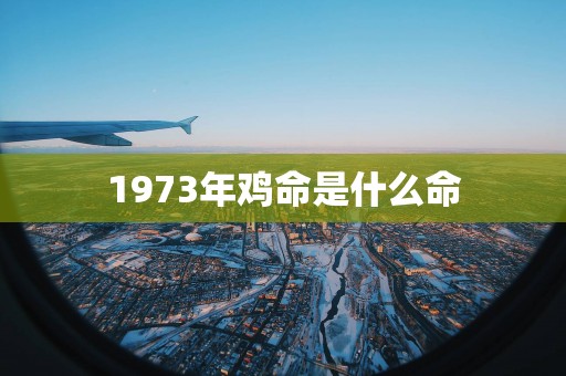 1973年鸡命是什么命