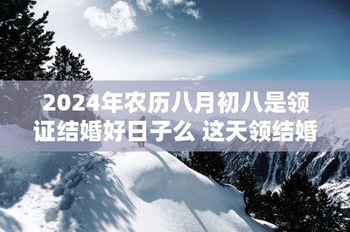 2025年农历八月初八是领证结婚好日子么 这天领结婚证好不好