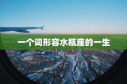 一个词形容水瓶座的一生