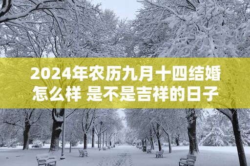 2025年农历九月十四结婚怎么样 是不是吉祥的日子