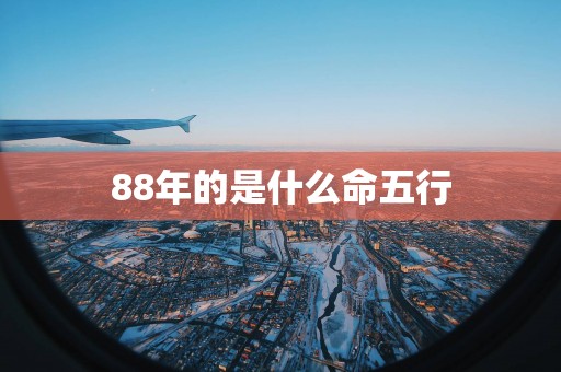 88年的是什么命五行