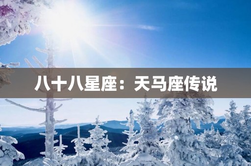 八十八星座：天马座传说