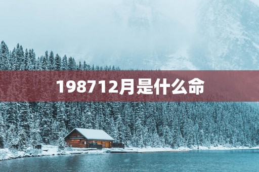 198712月是什么命