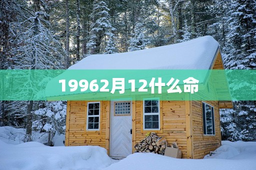 19962月12什么命