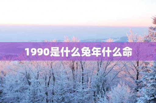 1990是什么蛇年什么命