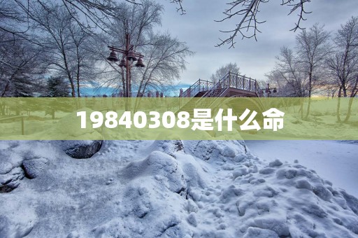 19840308是什么命