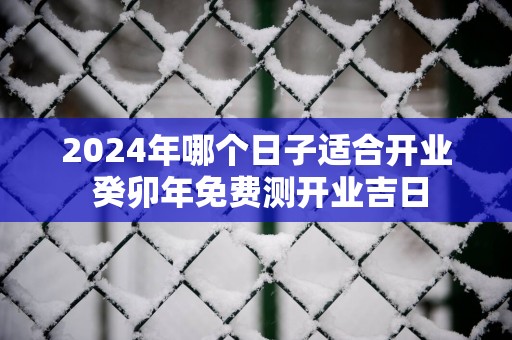 2025年哪个日子适合开业 癸卯年免费测开业吉日