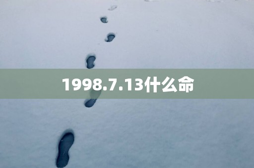 1998.7.13什么命