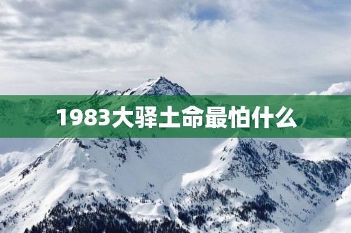 1983大驿土命最怕什么
