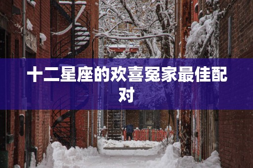 十二星座的欢喜冤家最佳配对