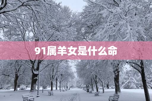 91属羊女是什么命