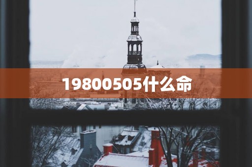 19800505什么命