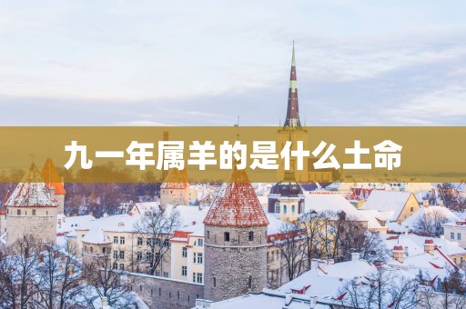 九一年属羊的是什么土命