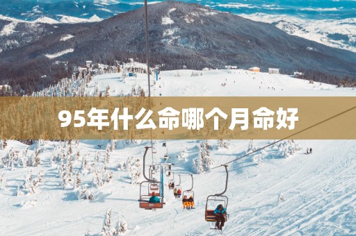 95年什么命哪个月命好